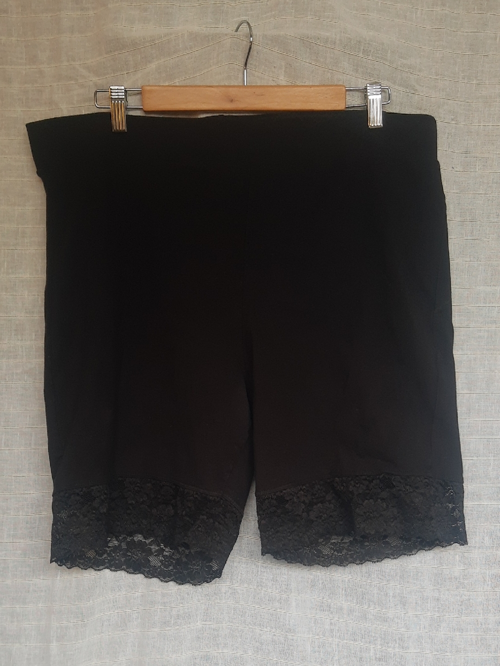 torrid Black Lace Trim Bike Shorts